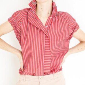 A Shirt Thing "Stella Stripe" Blouse. S